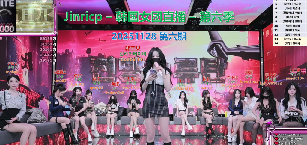【Jinricp第六季】2025.11.28 韩国女团直播秀（第六期）-Jinricp中文资源站